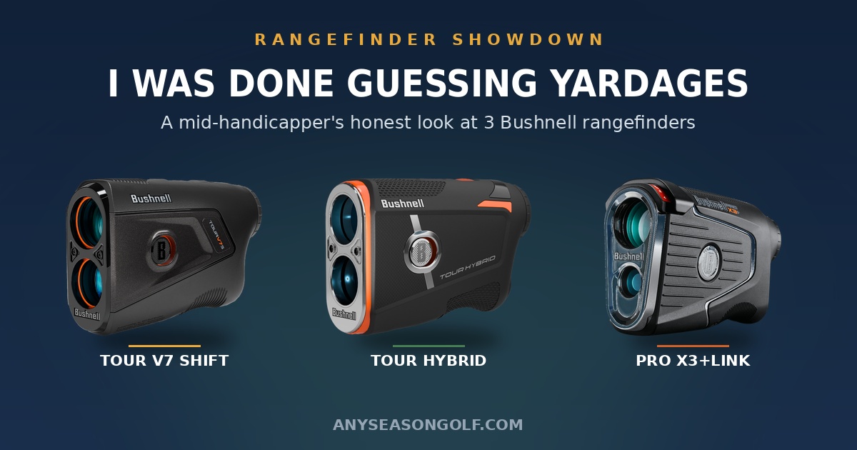 A Mid-Handicap Golfer’s Honest Look at Three Top Bushnell Rangefinders