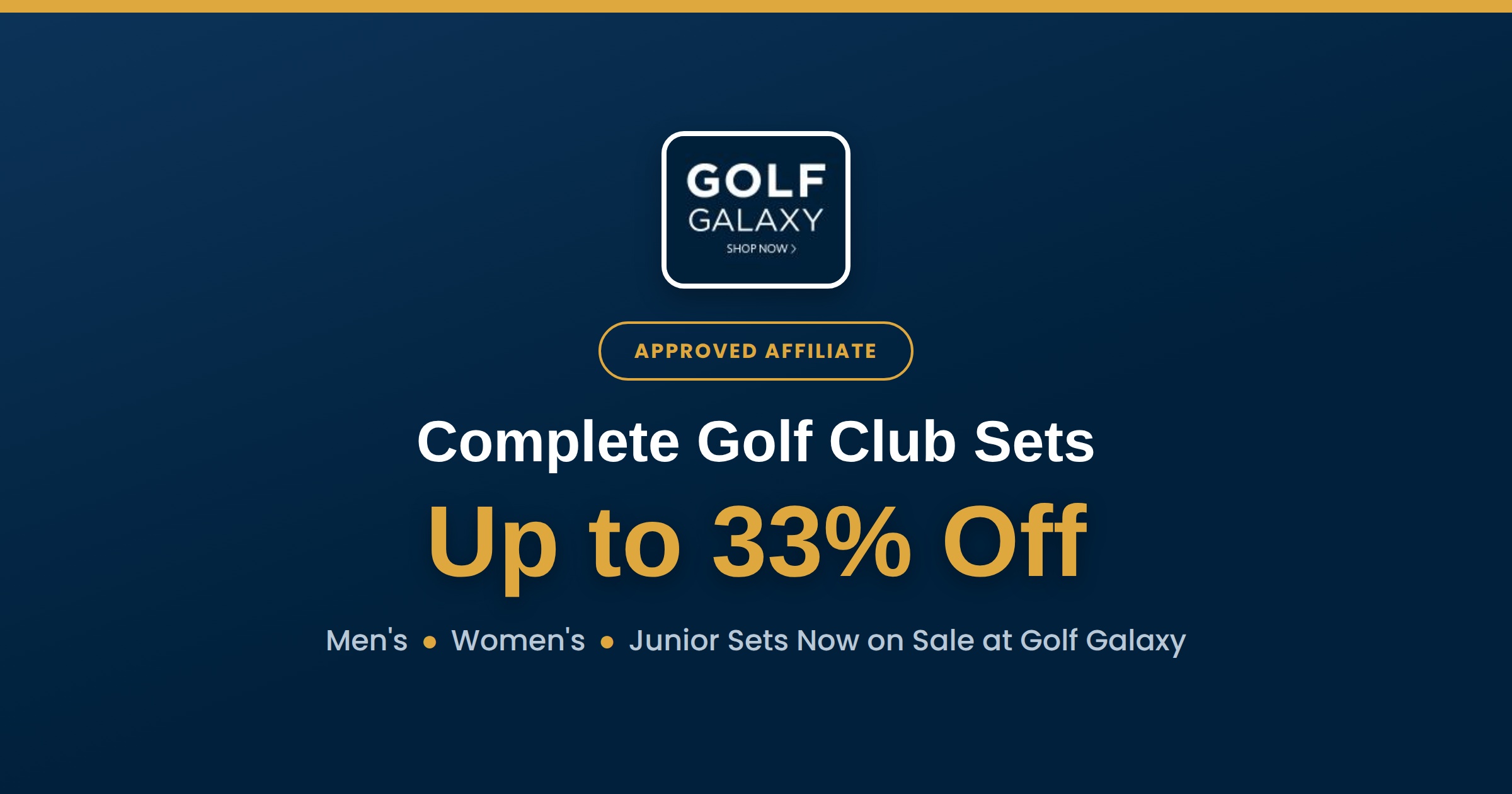 Golf Galaxy’s Complete Set Sale Is Live, and Honestly, It’s a Great Time to Gear Up